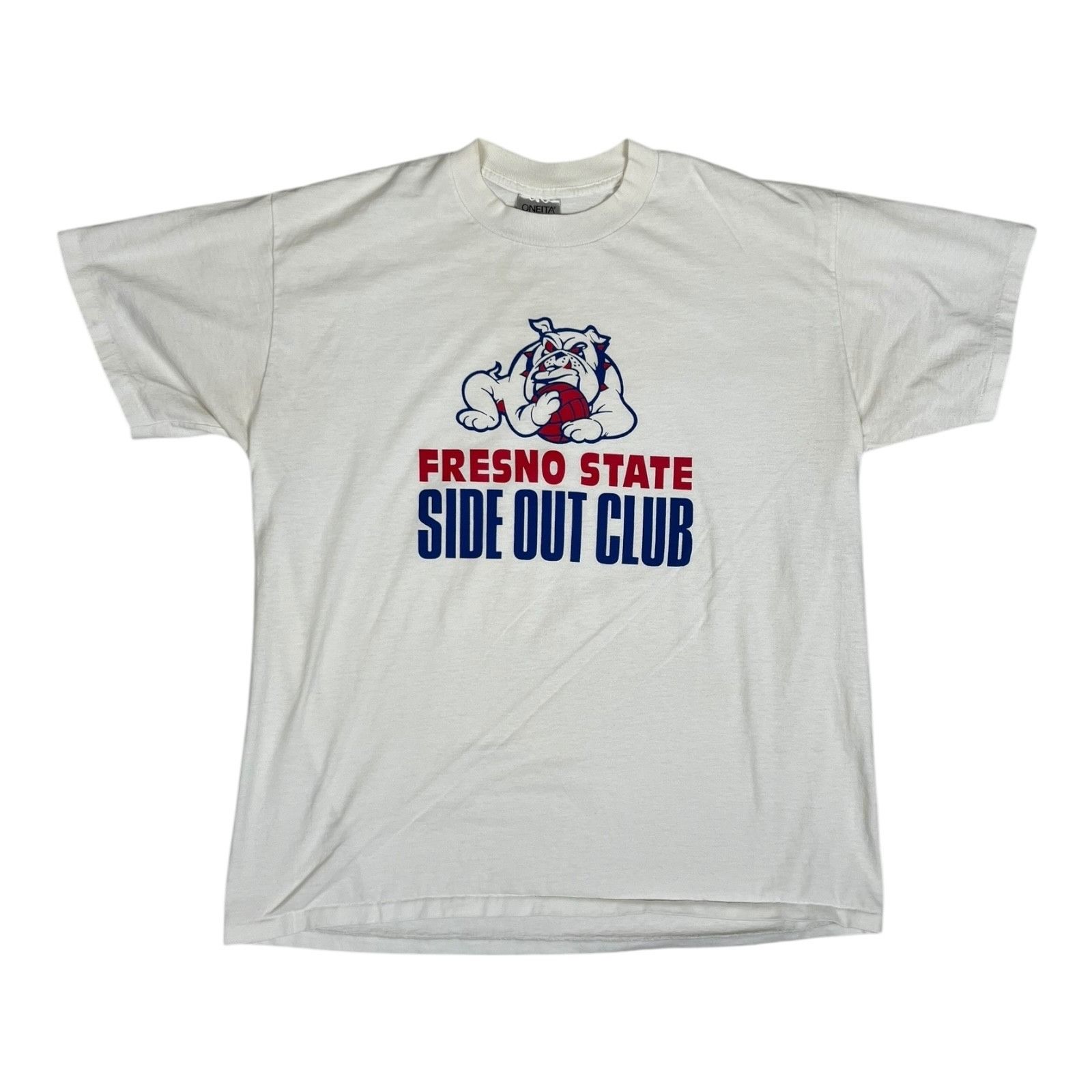 Vintage Vintage Fresno State Bulldogs T-Shirt Size XL "Side Out Club Size US XL / EU 56 / 4 - 1 Thumbnail