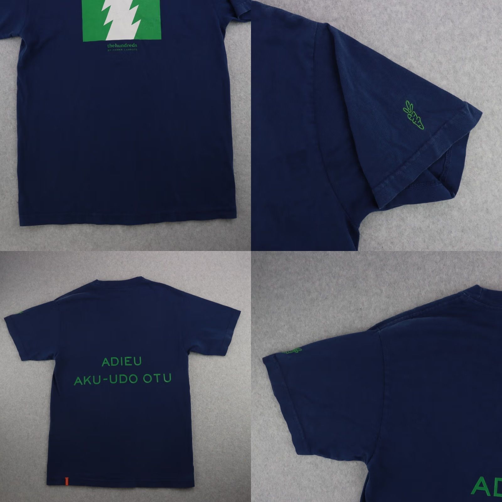 The Hundreds The Hundreds x Anwar Carrots MENS T-Shirt Small Blue Tshirt in Blue Size US S / EU 44-46 / 1 - 8 Thumbnail