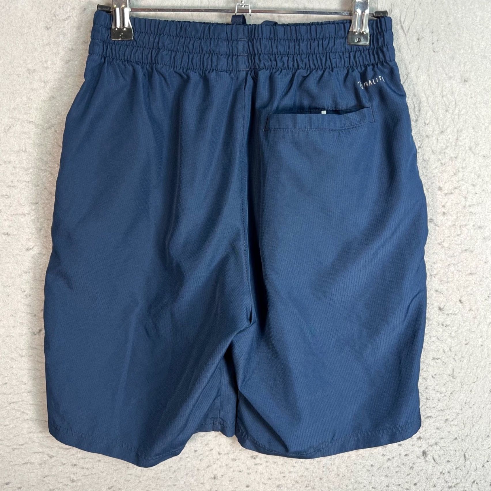 Adidas Adidas Womens Size Small Blue Climalite Athletic Shorts Drawstring Activewear Short S Womens Blue Adidas Size 28" / US 6 / IT 42 - 2 Thumbnail