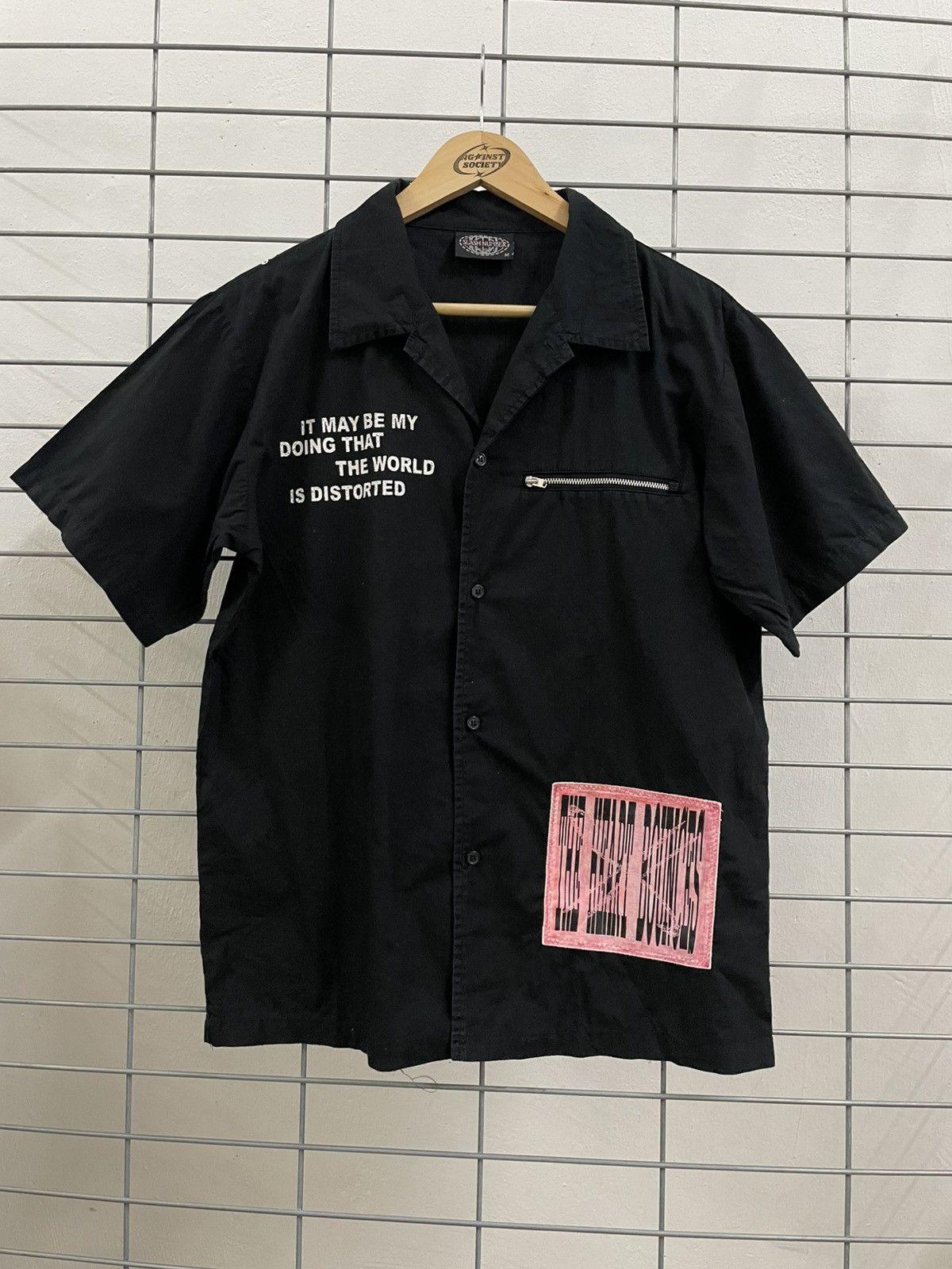 Rare And Beautiful Slash Number Punk Bondage Poem Shirt