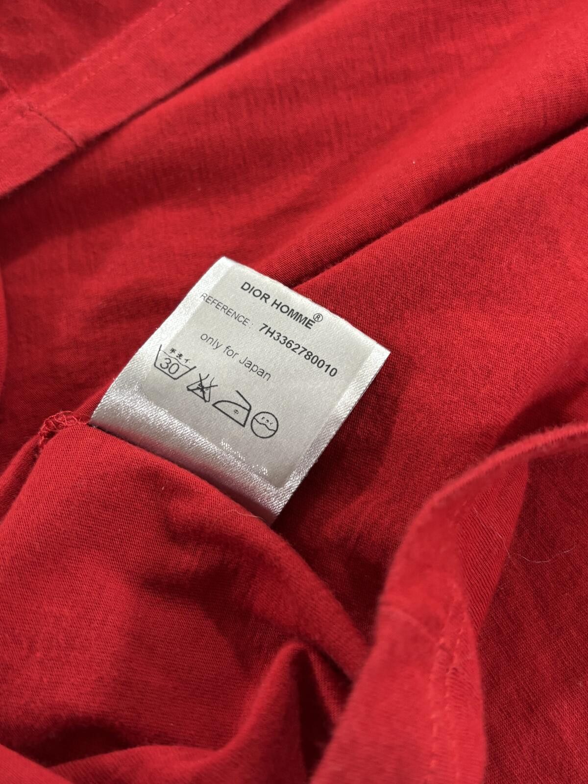 Dior Dior Homme AW2007 Red Shirt Size US S / EU 44-46 / 1 - 4 Thumbnail