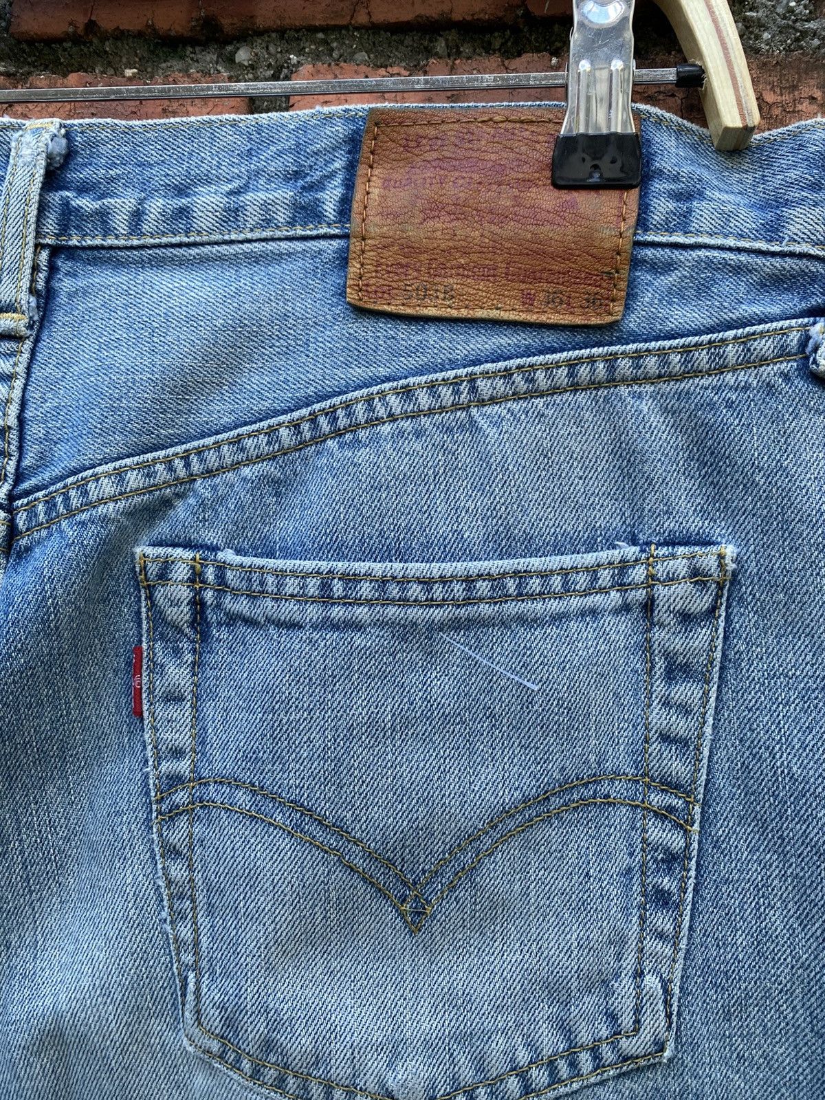 Levi's Vintage Clothing W36x30 Vintage levi's 503B redline big E repaired Size US 36 / EU 52 - 3 Thumbnail