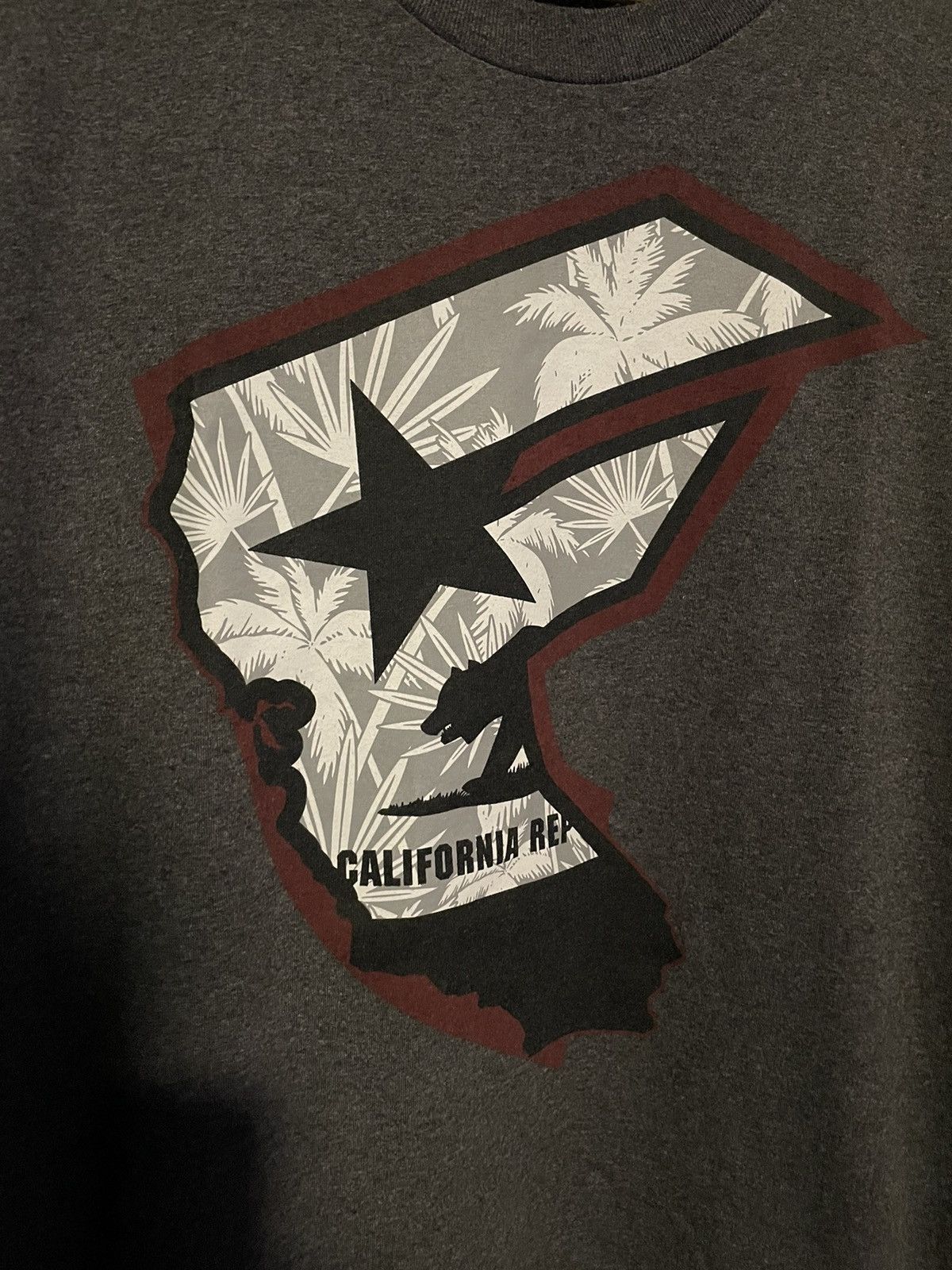 Famous Stars And Straps Famous Stars and Straps BOH california Grey T shirt Size US XL / EU 56 / 4 - 2 Thumbnail