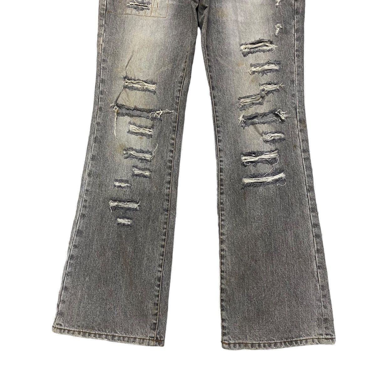 GOSTAR DE FUGA FUGA Distressed Denim Flare Jeans Size US 32 / EU 48 - 6 Thumbnail