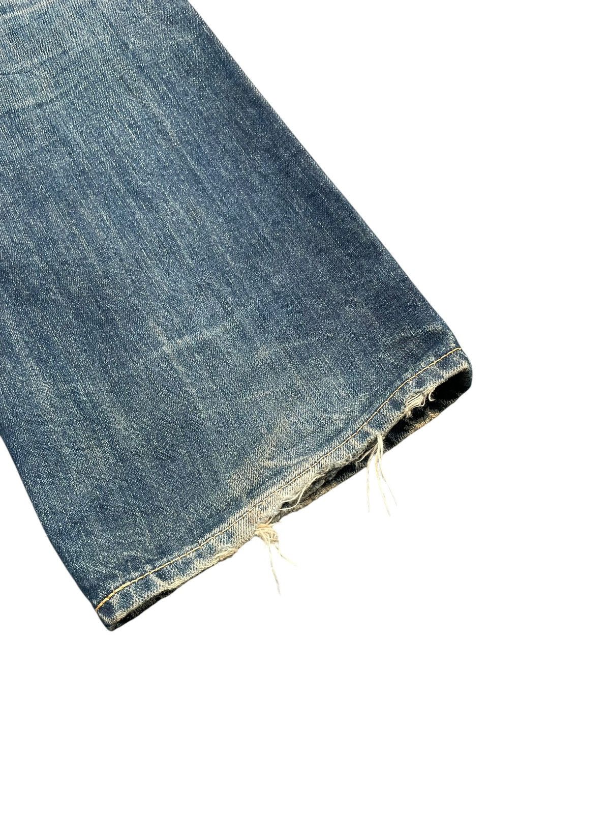 Japanese Brand Vintage Back Number Distresed denim Size US 34 / EU 50 - 8 Thumbnail