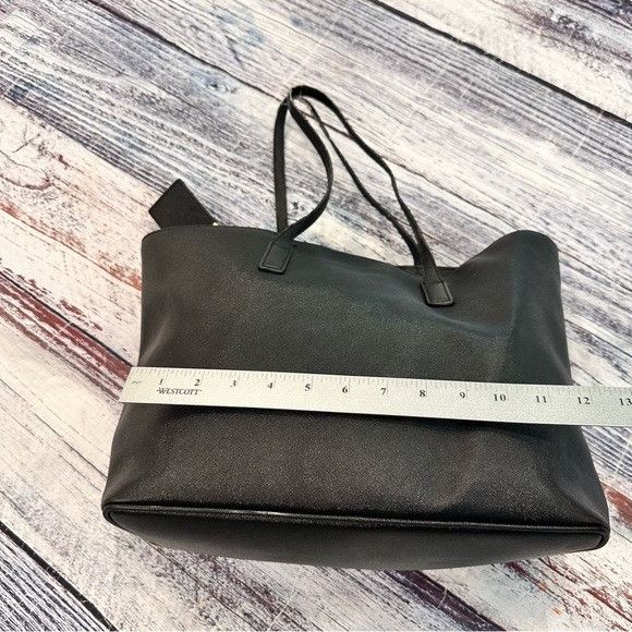 Marc Jacobs Marc Jacobs Black Saffiano Leather Luggage Tag Tote Bag Size ONE SIZE - 13 Thumbnail