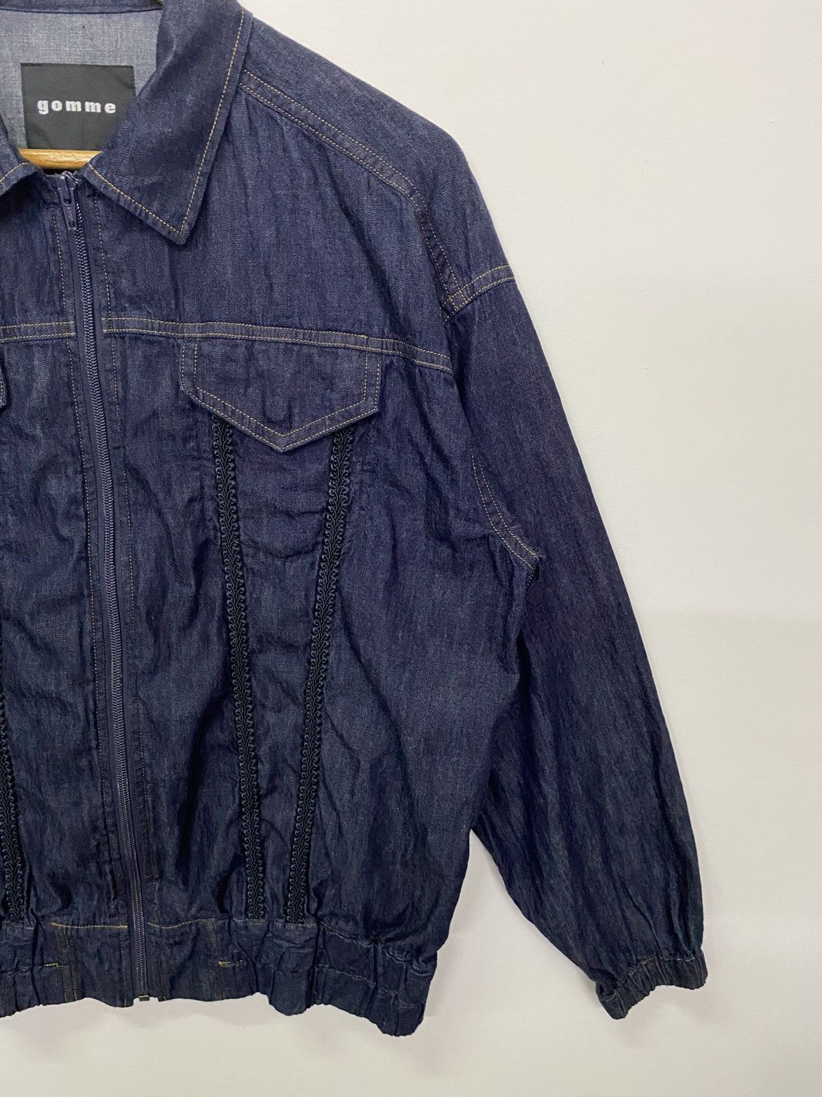 gomme Japanese Brand Gomme Bomber Zipper Jacket Made In Japan Size US M / EU 48-50 / 2 - 5 Thumbnail