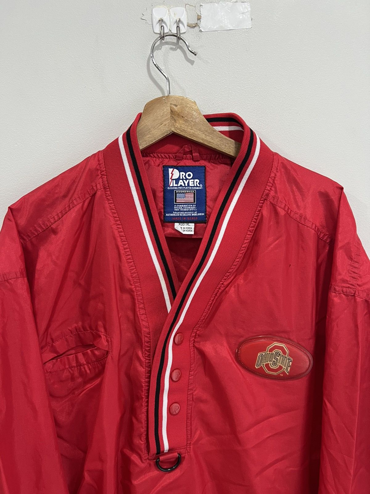 Vintage Vintage Ohio State Windbreaker Pullover Size US XL / EU 56 / 4 - 3 Thumbnail
