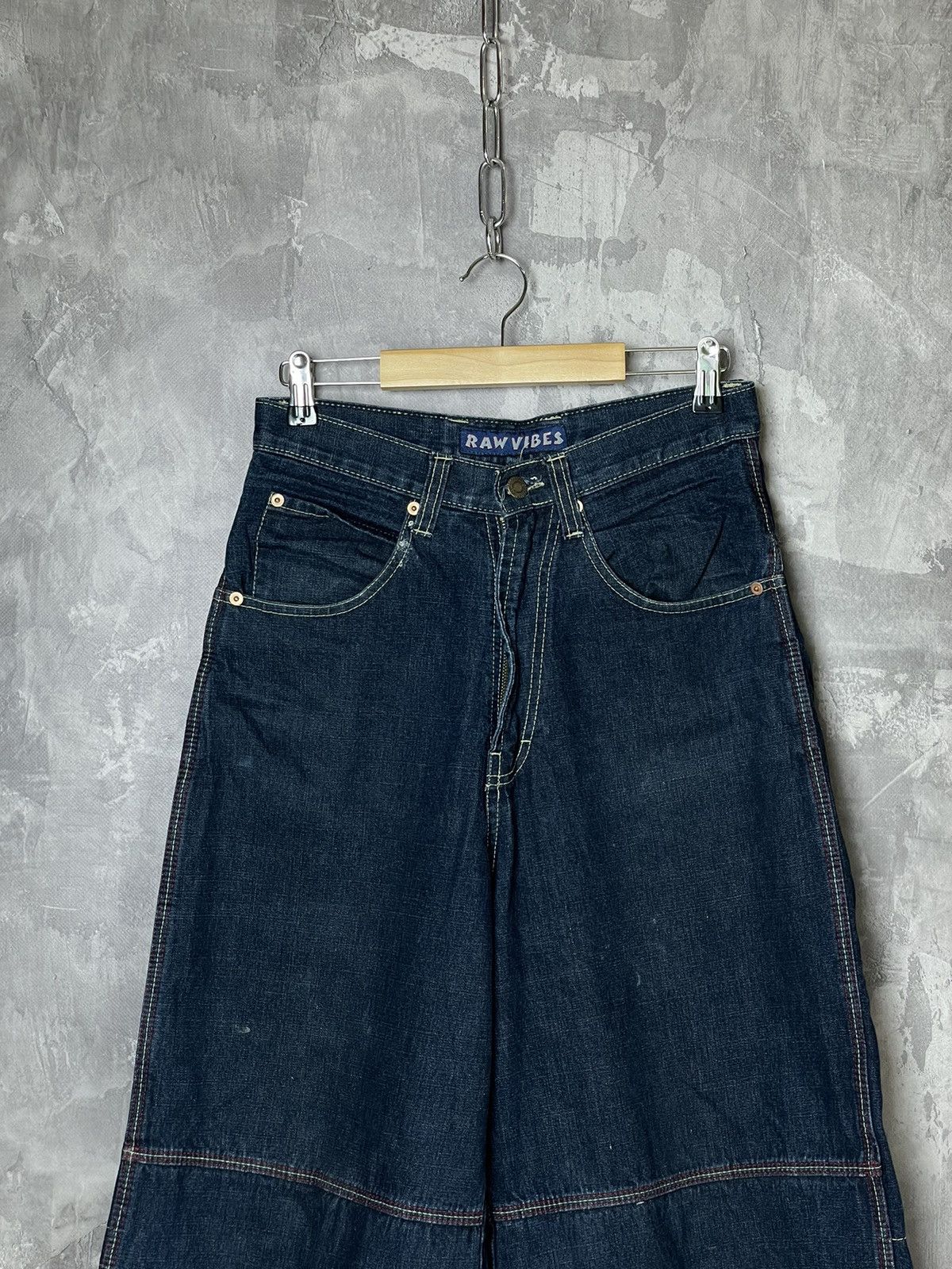 Vintage Y2K Vintage Southpole Style Hype Baggy Denim Cropped Pants Size 28" / US 6 / IT 42 - 2 Thumbnail