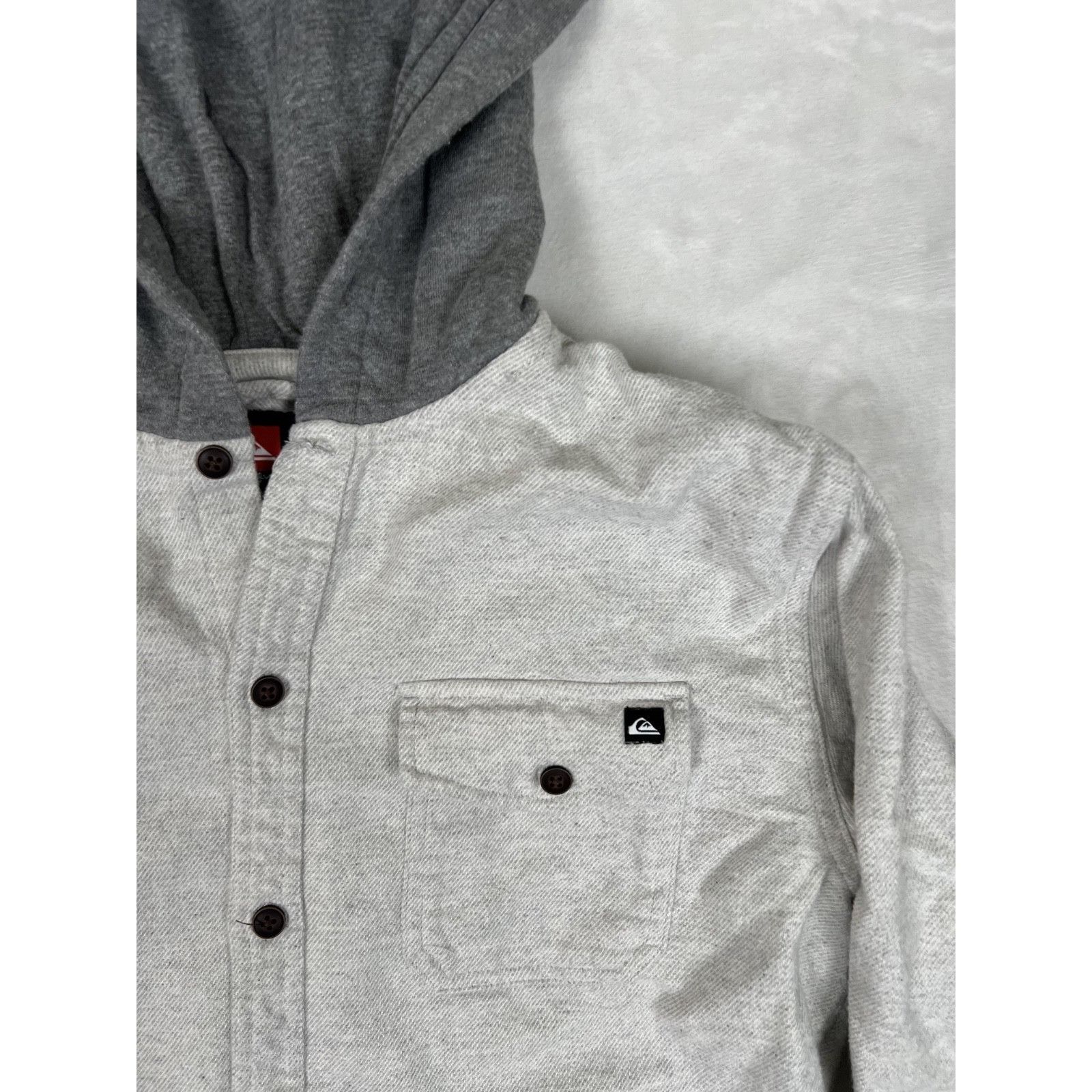 Quiksilver Vintage Quiksilver Hoodie Size M Sweatshirt Surf Skater Beac Size US M / EU 48-50 / 2 - 2 Thumbnail