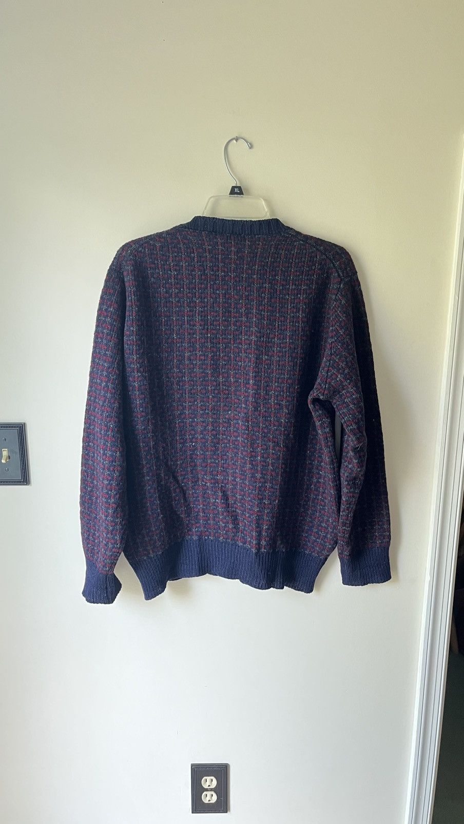 Brooks Brothers 100% Shetland Wool Chunky Knit Sweater Size US M / EU 48-50 / 2 - 3 Thumbnail