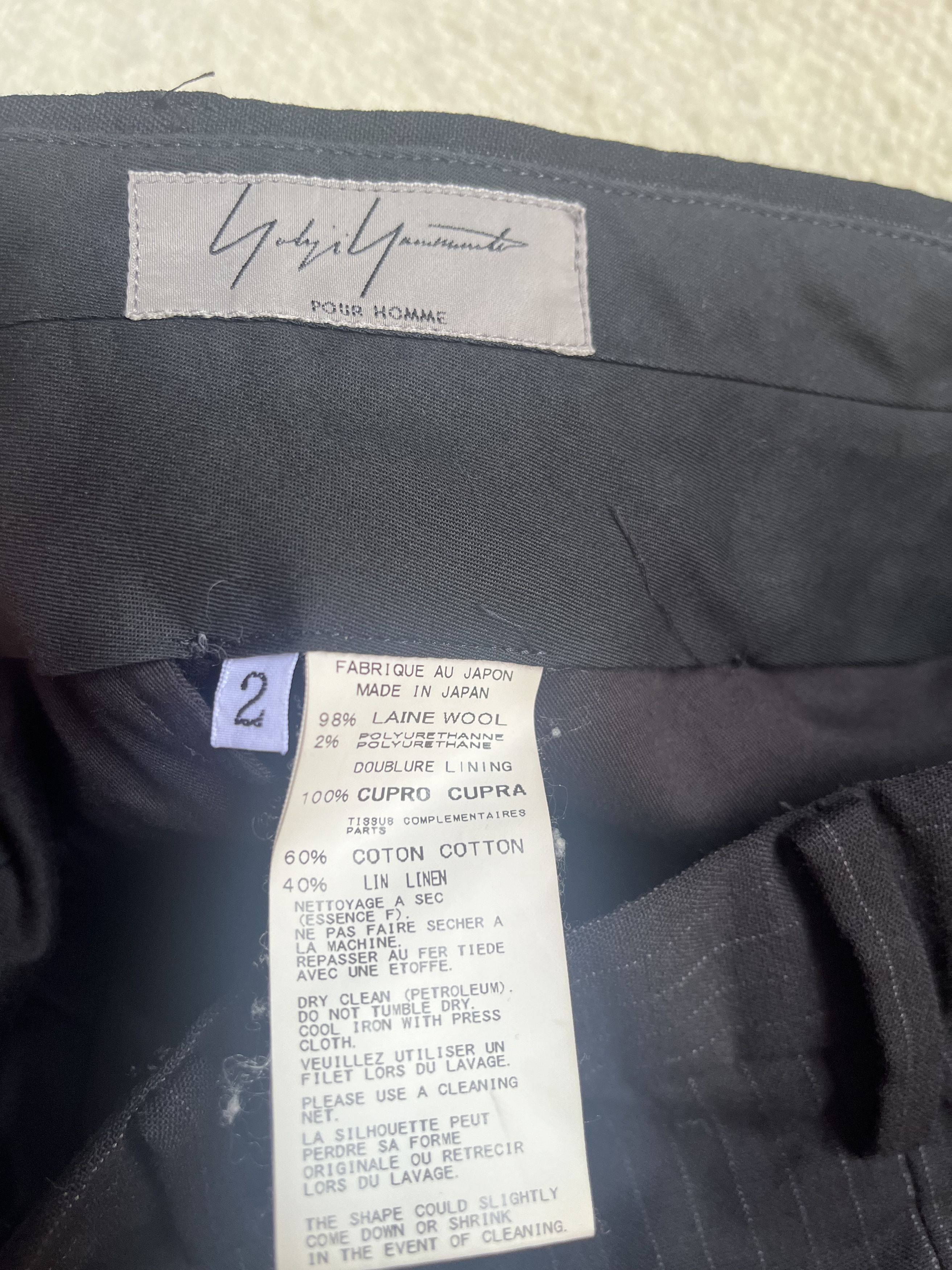 Yohji Yamamoto Yohji Yamamoto Size US 28 / EU 44 - 3 Thumbnail
