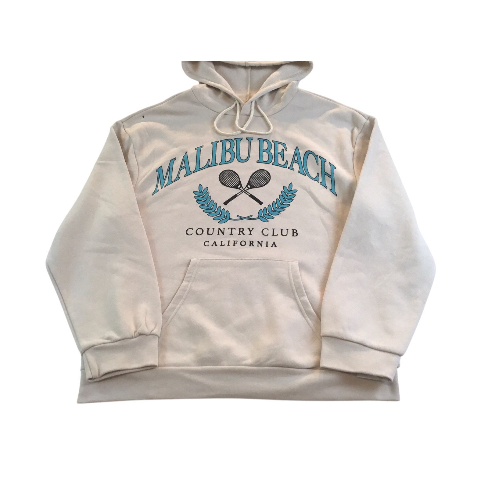 Other Malibu Beach New Hoodie ME87 Clothing XL Tan Teal NWT $50.00 Size US XL / EU 56 / 4 - 3 Thumbnail