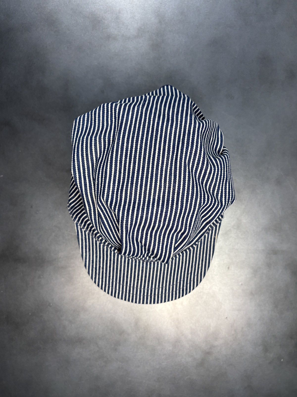 Vintage Vintage Hickory Stripe Hat Conductors Cap Engineer Snapback Size ONE SIZE - 11 Thumbnail