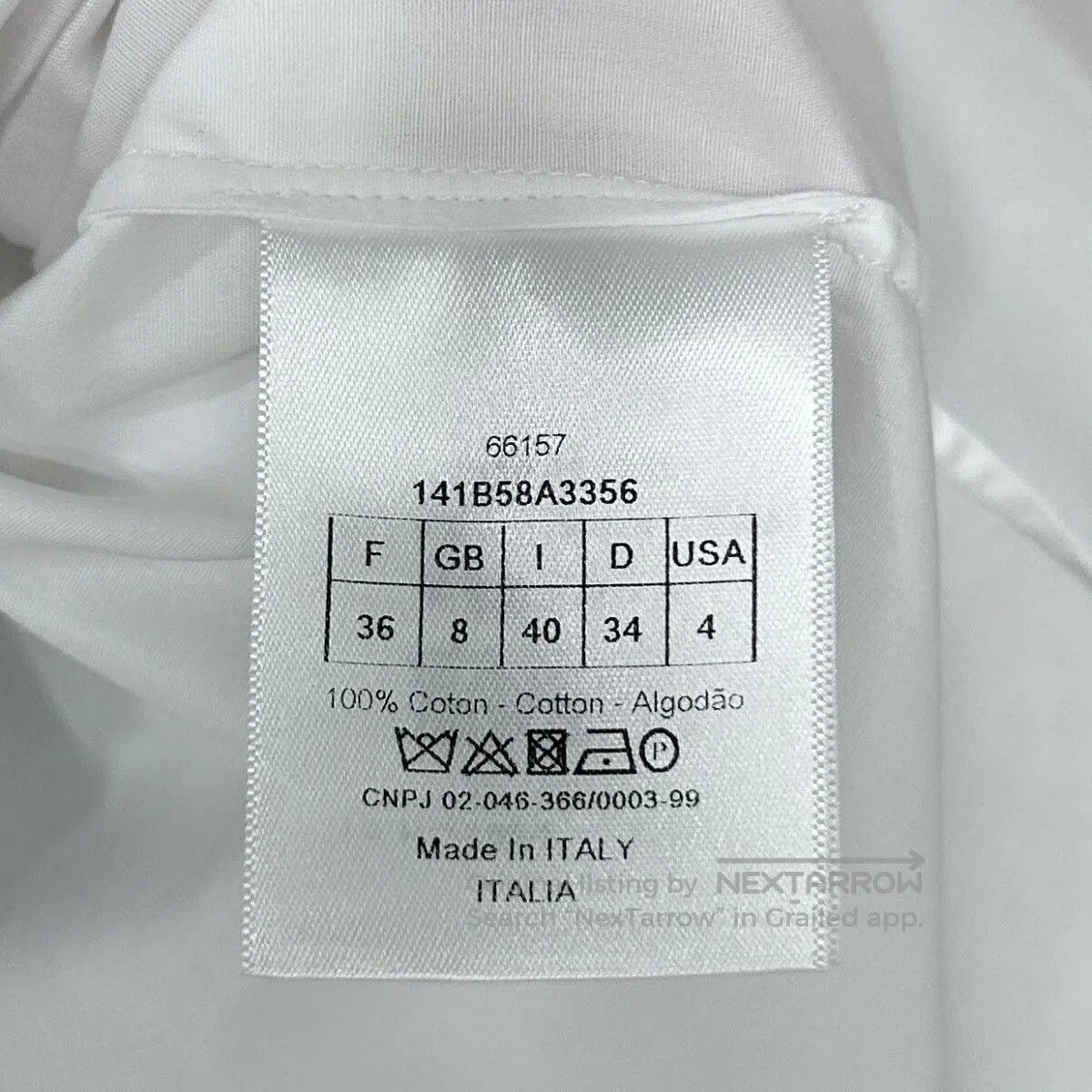 Dior Dior Bee Embroidery Shirt. Size XS / US 0-2 / IT 36-38 - 6 Thumbnail