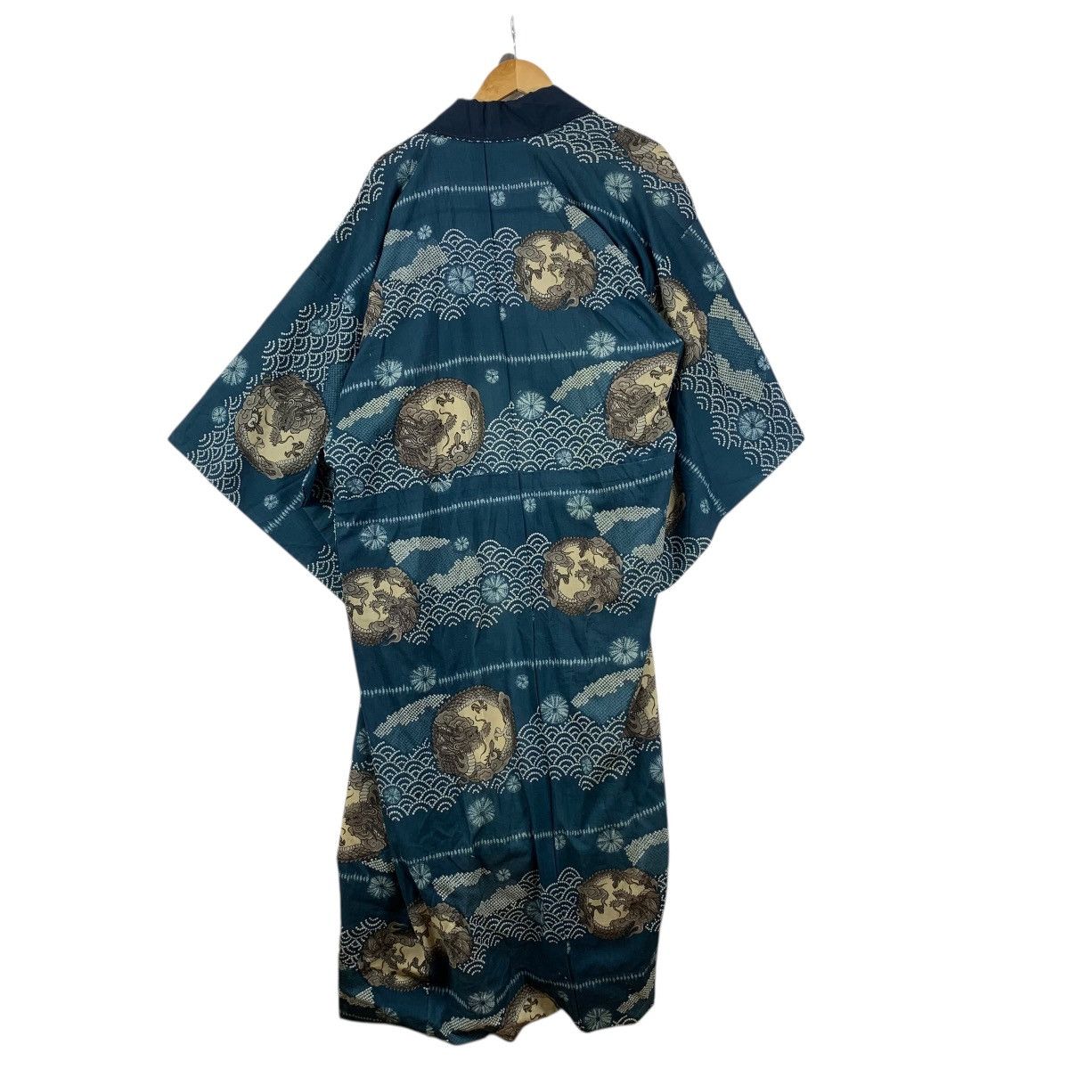 Vintage Vintage 70s KIMONO DRAGON JAPAN Traditional AOP Robe Coat Size M / US 6-8 / IT 42-44 - 6 Thumbnail