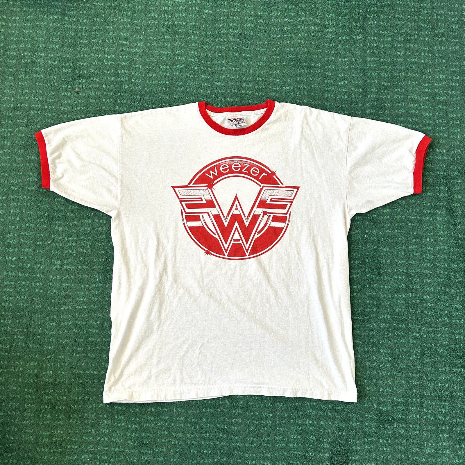Vintage Vintage Weezer Red Ringer T Shirt XL 90s Y2K | Grailed