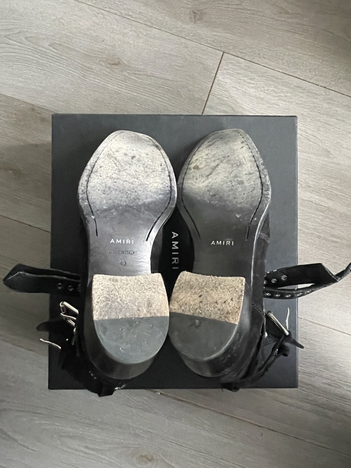 Amiri Amiri suede Bandana Chain Boots Size US 9.5 / EU 42-43 - 5 Thumbnail