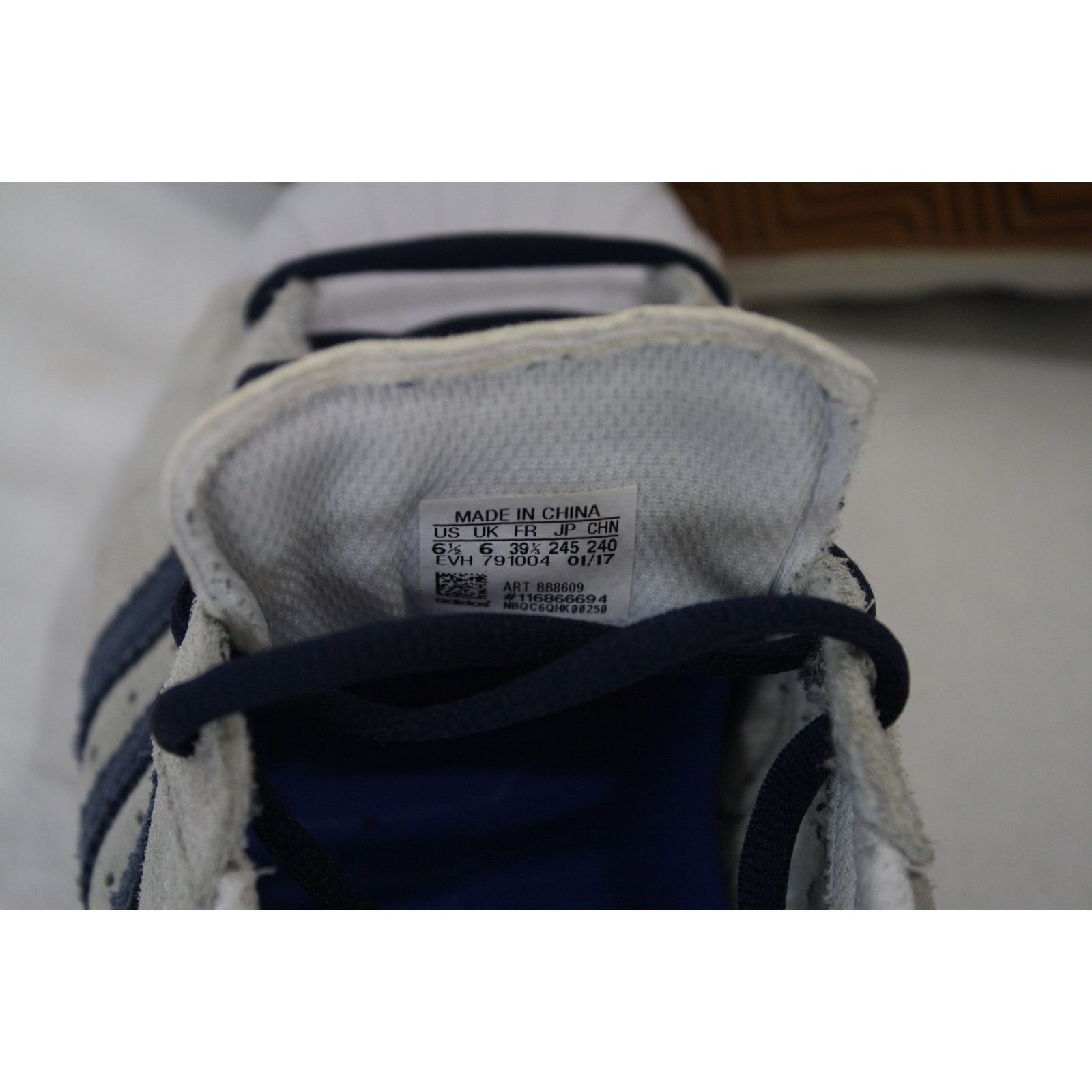 Adidas Adidas Skateboarding Superstar Gray Navy Shell Toe Shoe Size US 6.5 / EU 39-40 - 7 Thumbnail