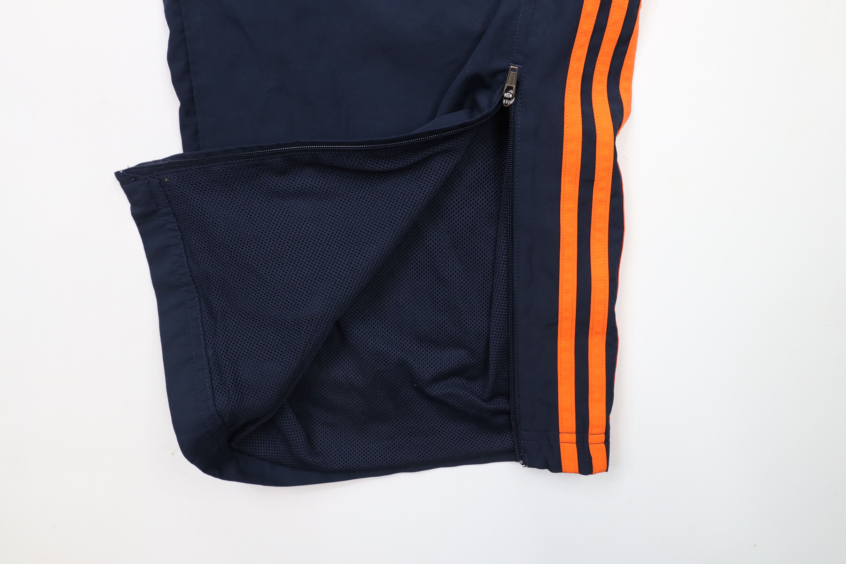 Adidas × Vintage Vintage Adidas Striped Lined Wide Leg Pants Navy Blue Orange Size US 38 / EU 54 - 6 Thumbnail