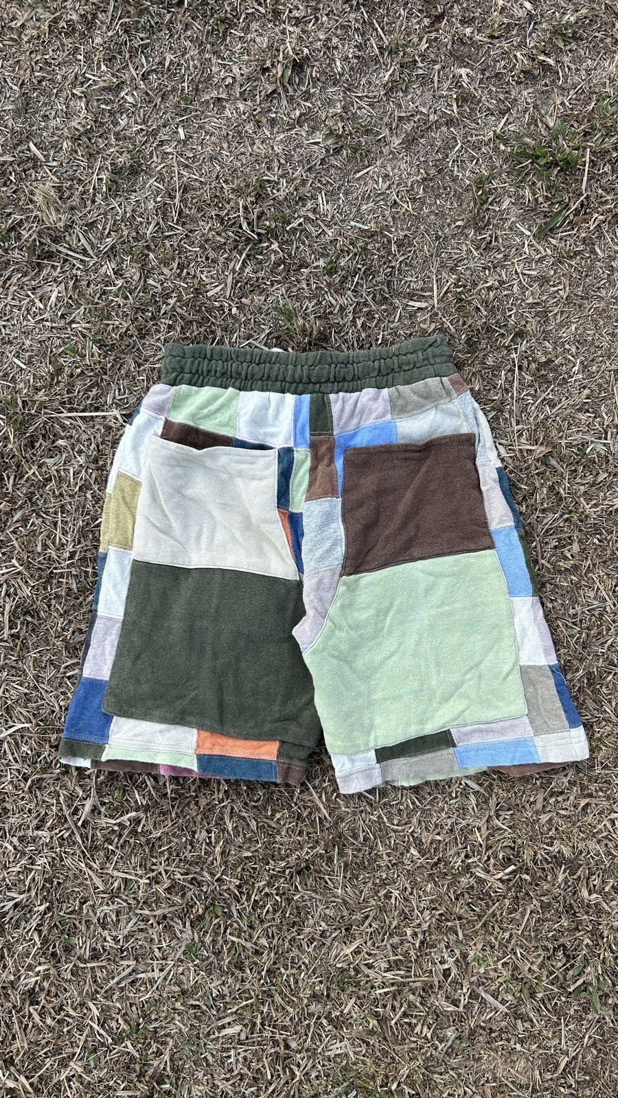 Japanese Brand A Hope Hemp Special Edition Patchwork Boro Shorts Size US 32 / EU 48 - 2 Thumbnail