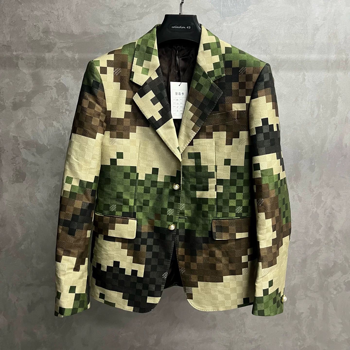 Louis Vuitton Louis Vuitton Camo Check Casual Blazer Size US L / EU 52-54 / 3 - 1 Thumbnail