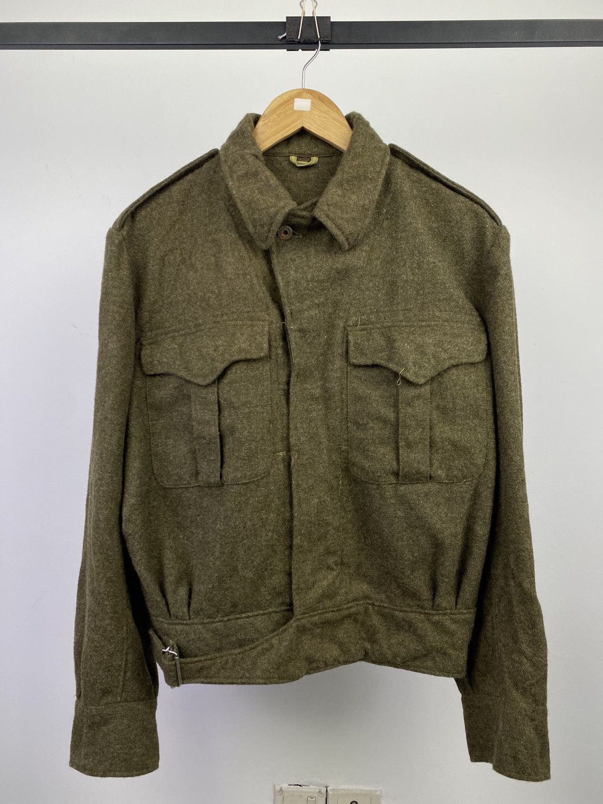 Vintage Vintage 50’s 60’s Canadian Army Battle Dress Wool Jacket Size US M / EU 48-50 / 2 - 3 Thumbnail