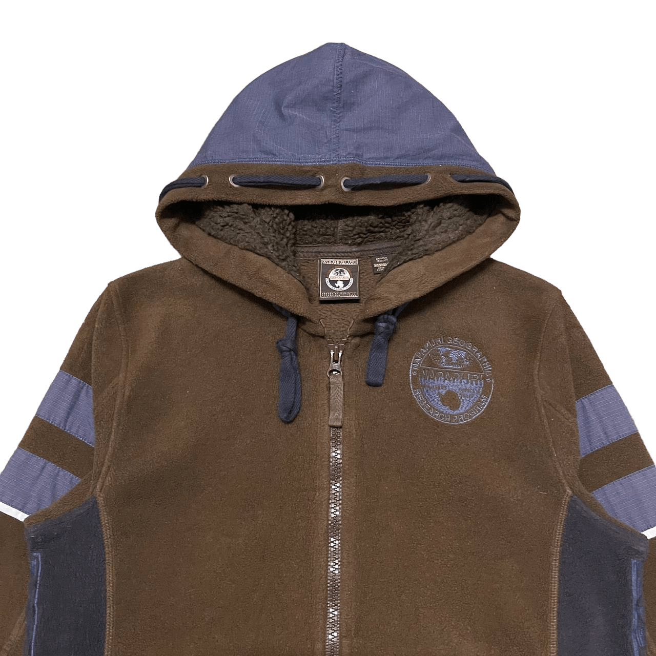 Napapijri Vintage Napapijri Fleece Hoodie Jacket Size US M / EU 48-50 / 2 - 2 Thumbnail