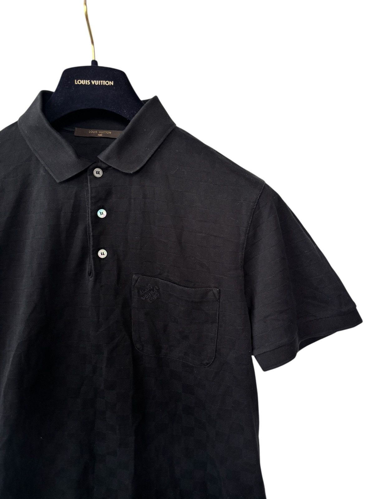 Louis Vuitton Louis Vuitton Damier Polo T-Shirt Size US M / EU 48-50 / 2 - 3 Thumbnail