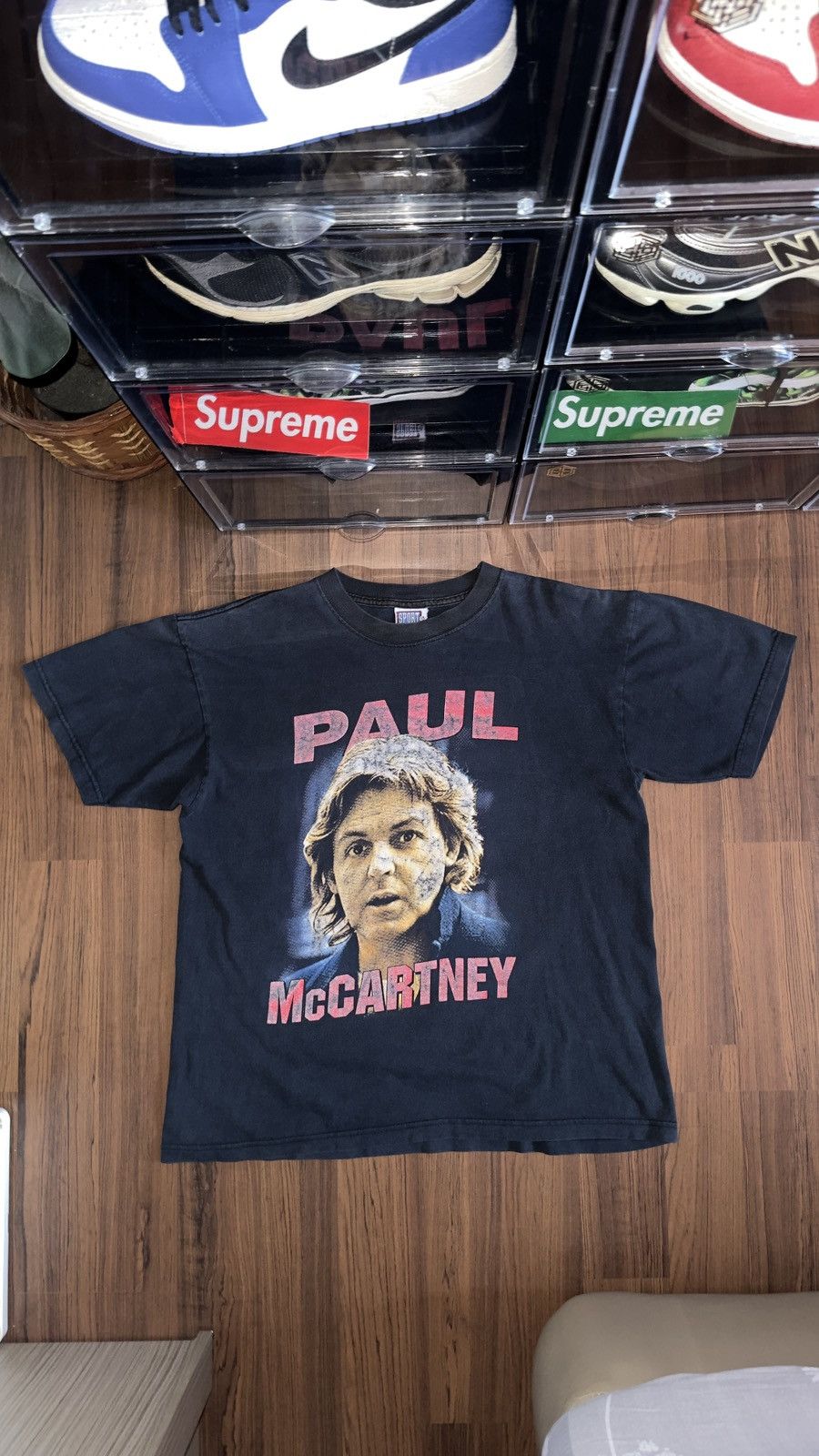 Rap Tees × Vintage Vintage Paul McCartney Driving U.S.A. Tour Tee Size US XL / EU 56 / 4 - 1 Thumbnail