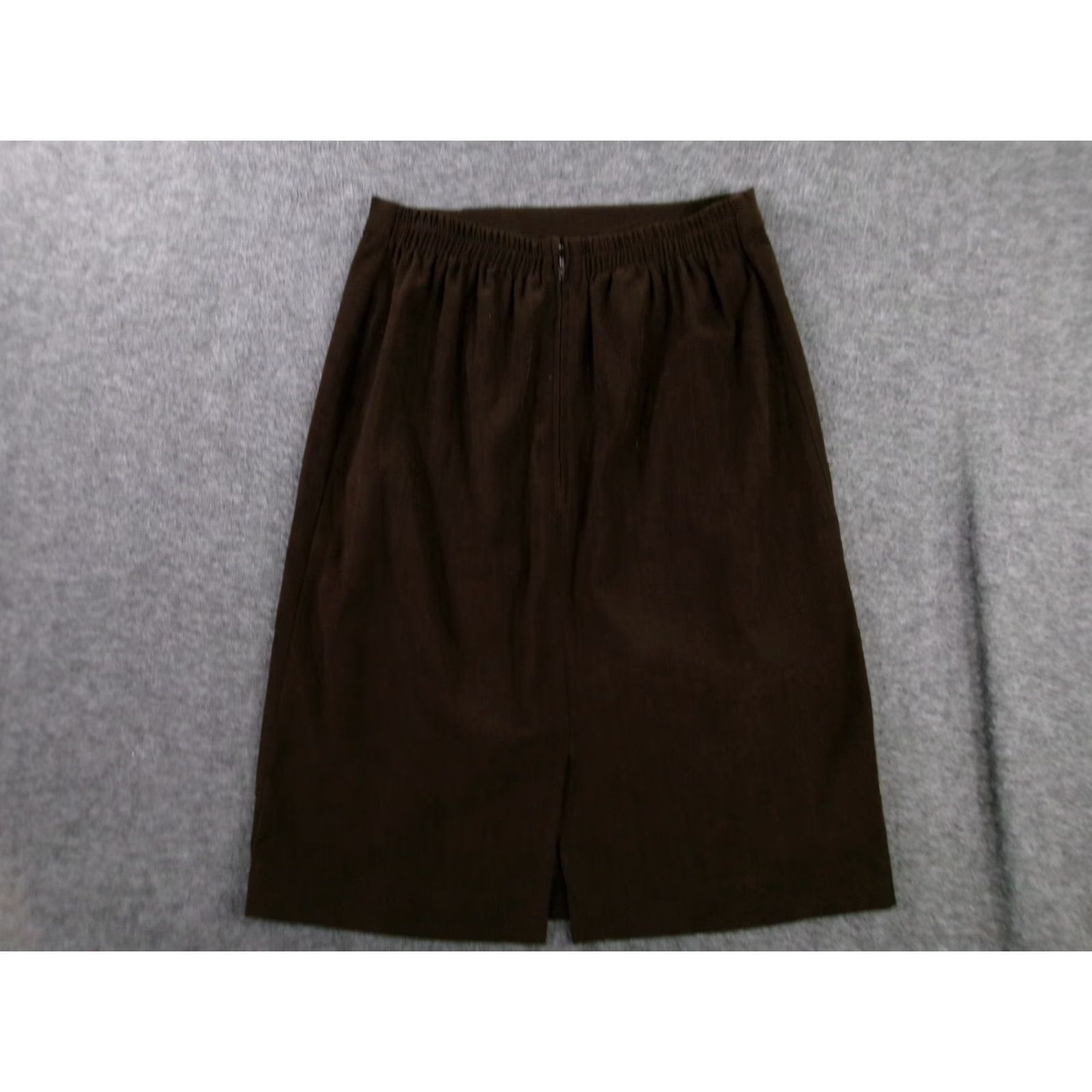 Vintage Vintage Karin Stevens Skirt Women 8 Brown Professional Office Capsule 80s Size 30" / US 8 / IT 44 - 7 Thumbnail