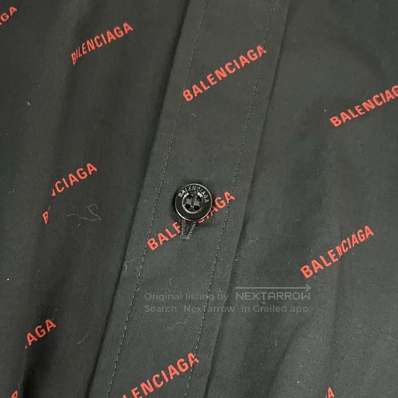 Balenciaga Balenciaga size 37 Bullet Screen Letter Shirt Size US XS / EU 42 / 0 - 4 Thumbnail
