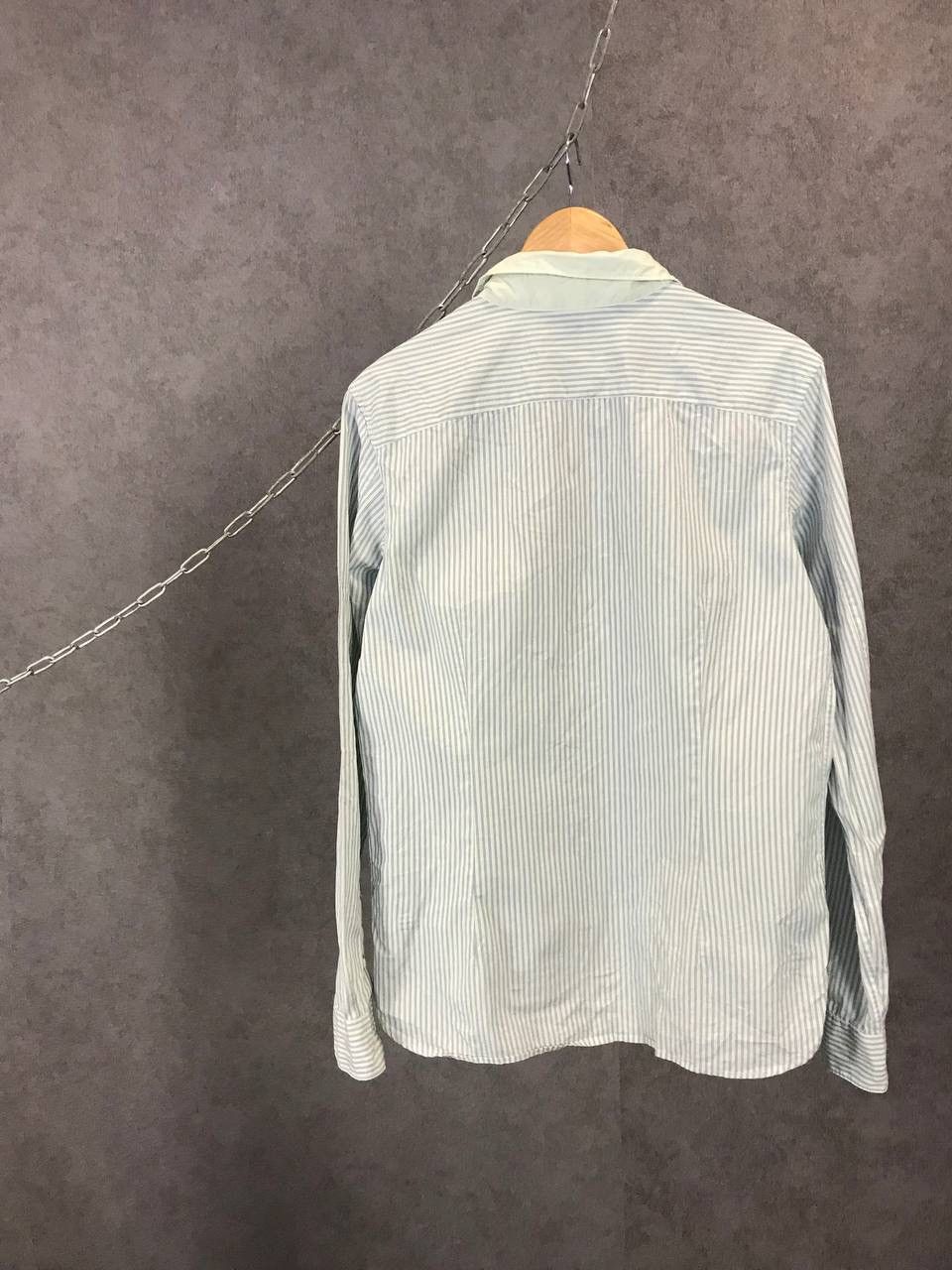 Allsaints Allsaints vintage designer striped shirt Size US L / EU 52-54 / 3 - 7 Thumbnail