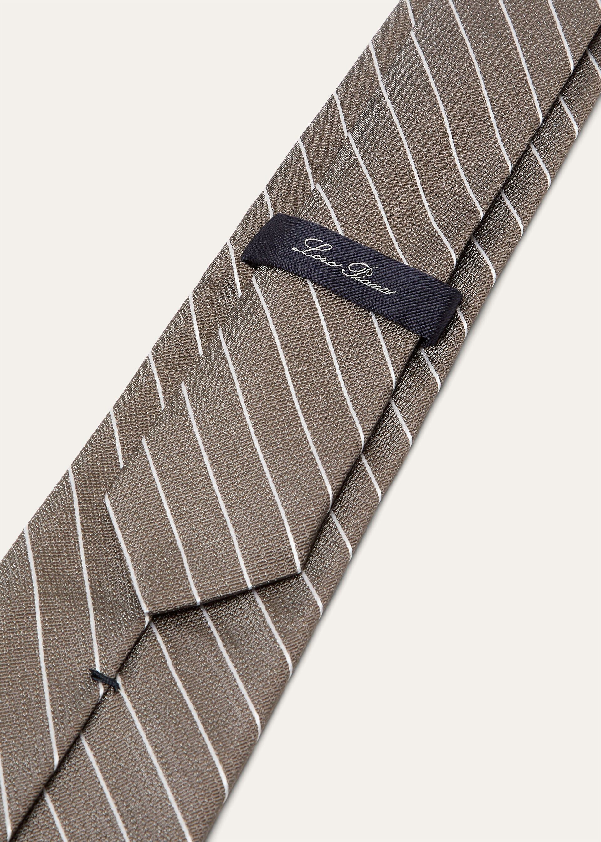 Loro Piana os11x0426 FAQ9151 Size: OS / Yale Tie in Hot Bronze Size ONE SIZE - 2 Thumbnail