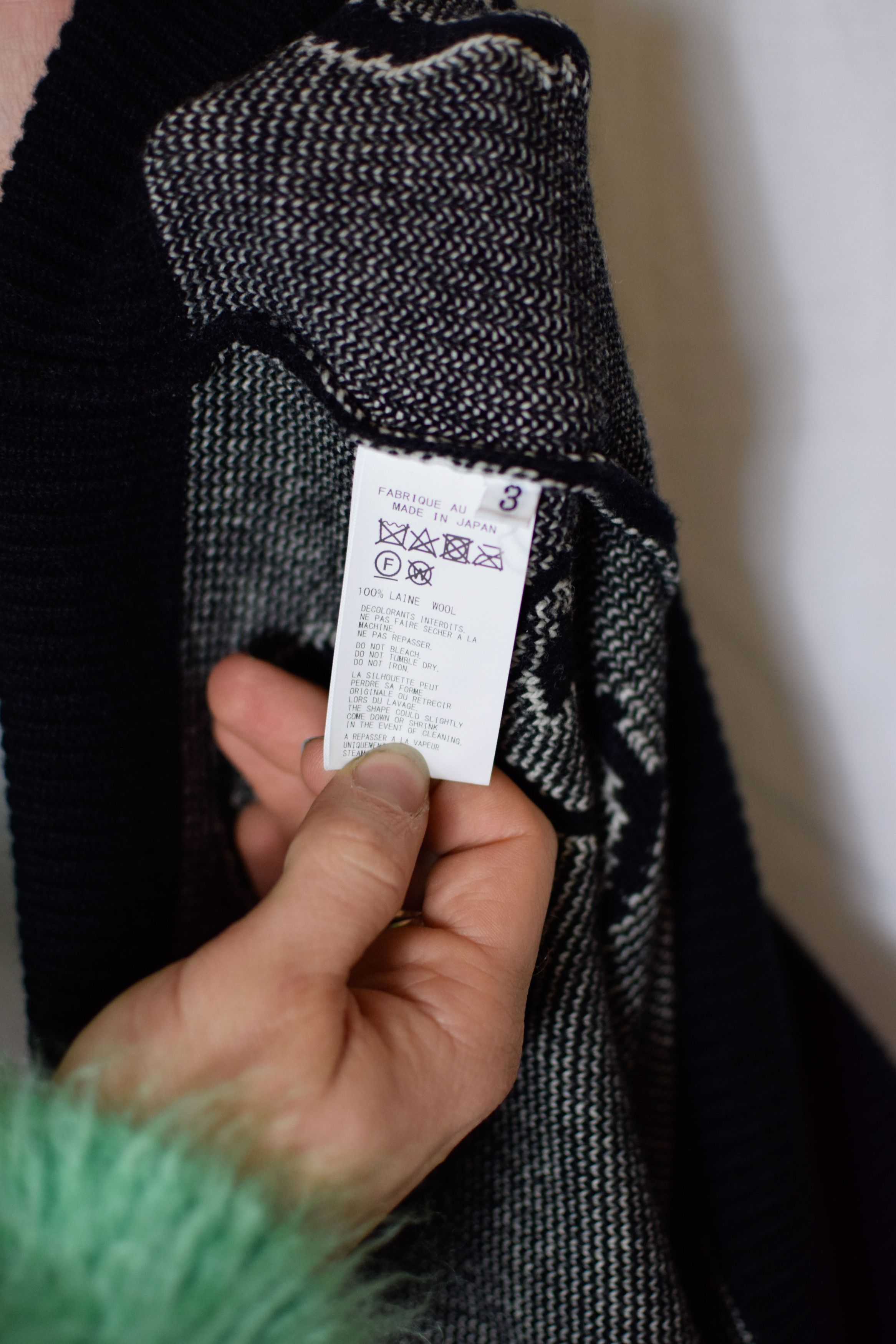 Yohji Yamamoto YYPH Tenugui Print Turtleneck - HJ-K88-990 Size US L / EU 52-54 / 3 - 9 Thumbnail