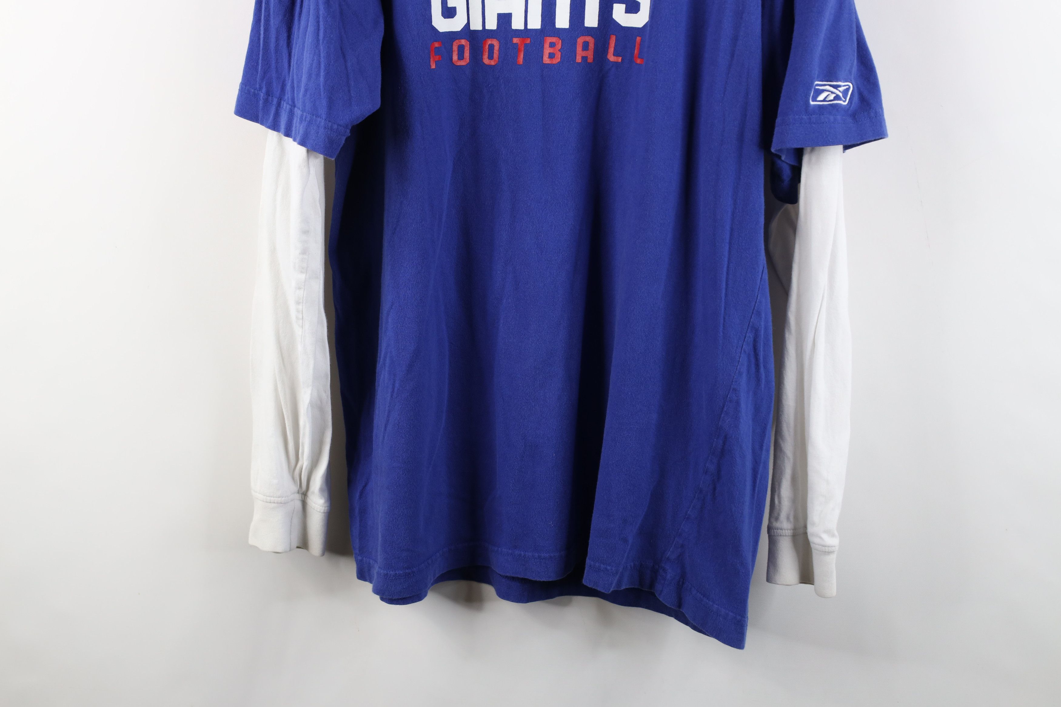 Reebok × Vintage Vintage Reebok Giants Football Layered Long Sleeve T-Shirt Size US M / EU 48-50 / 2 - 3 Thumbnail