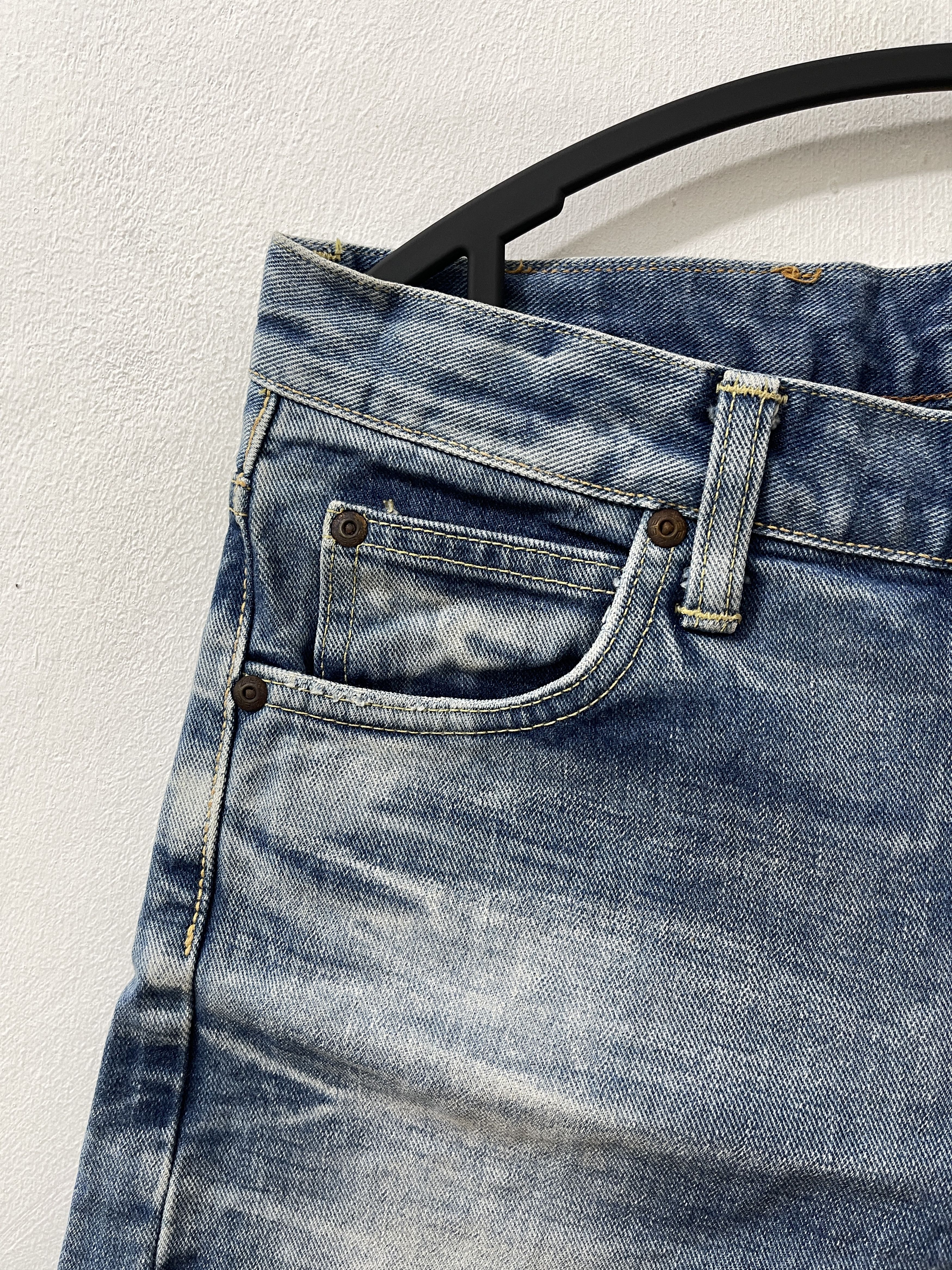 Lee Vintage Lee Riders Selvedge Denim Shorts Size US 29 - 3 Thumbnail
