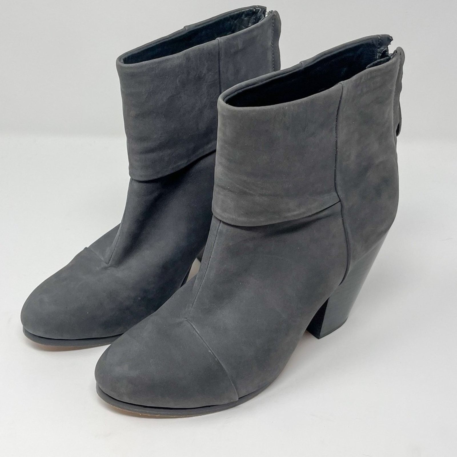 Rag & Bone rag & bone Charcoal Suede Bootie, EUC, Size 8, MSRP $545 Size US 8 / IT 38 - 2 Thumbnail