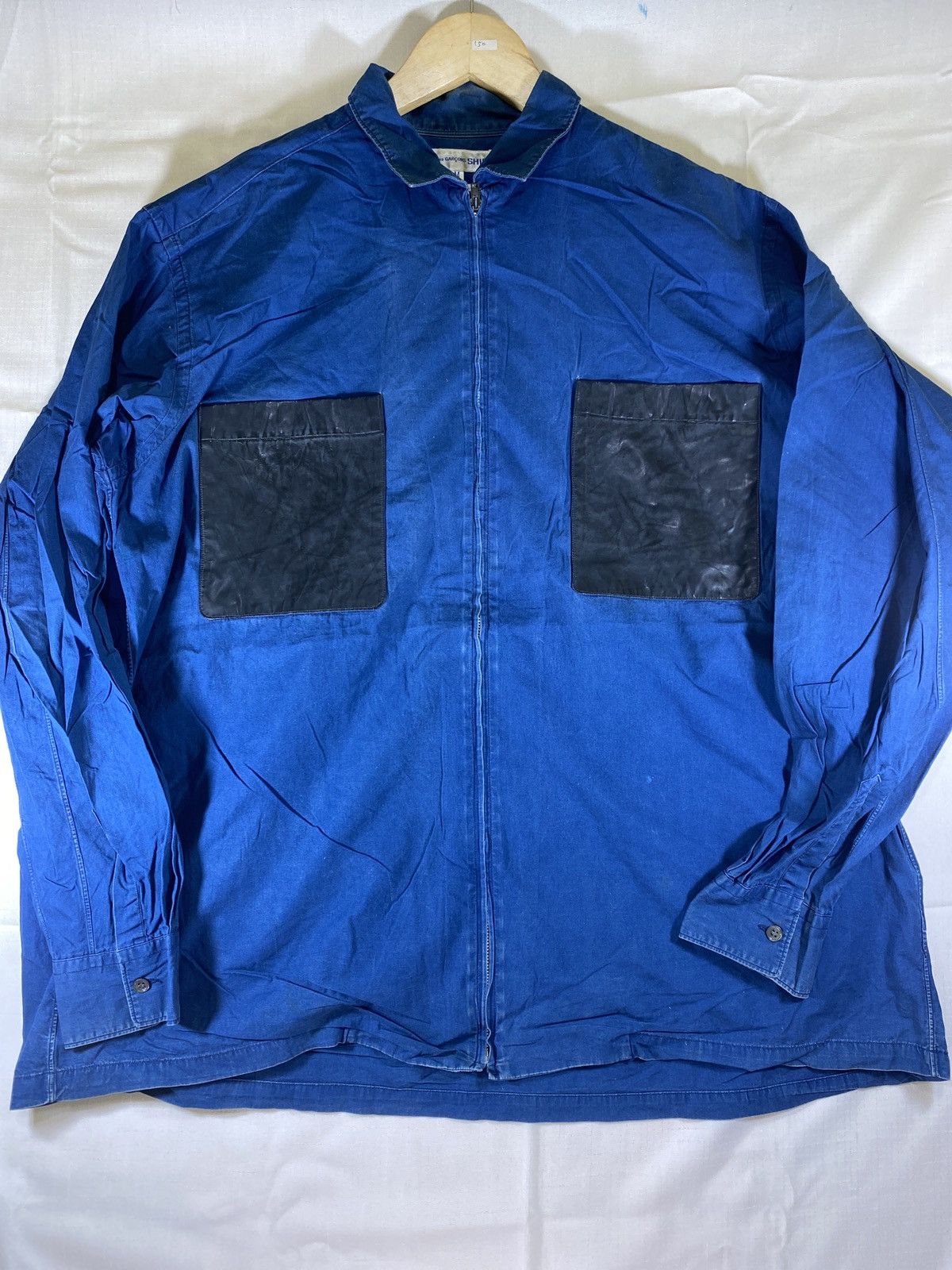 Comme des Garcons cdg zip overshirt plated film Size US M / EU 48-50 / 2 - 1 Thumbnail
