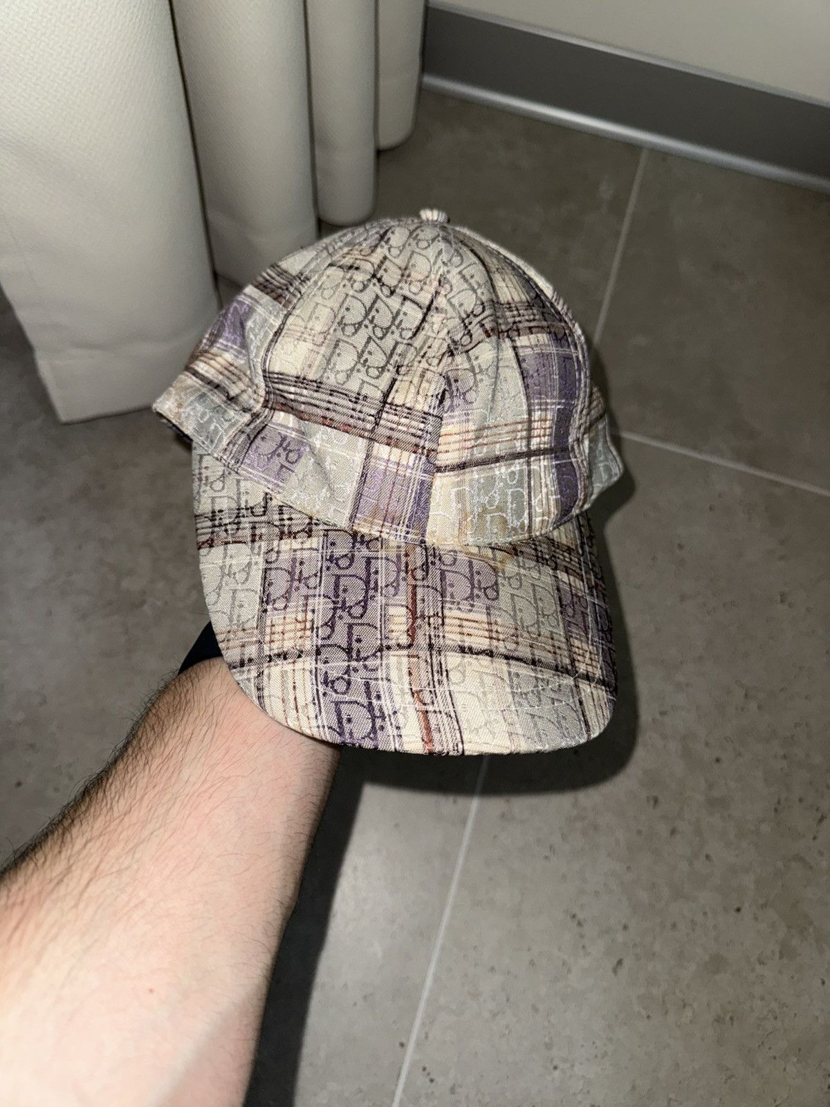 Vintage Christian Dior Cap Hat Monogram