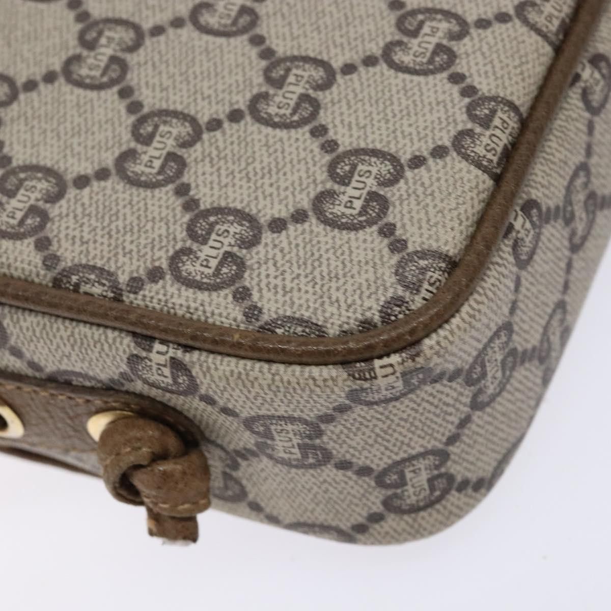 Gucci GUCCI GG Plus Supreme Shoulder Bag Pvc Beige Gold Size ONE SIZE - 11 Thumbnail