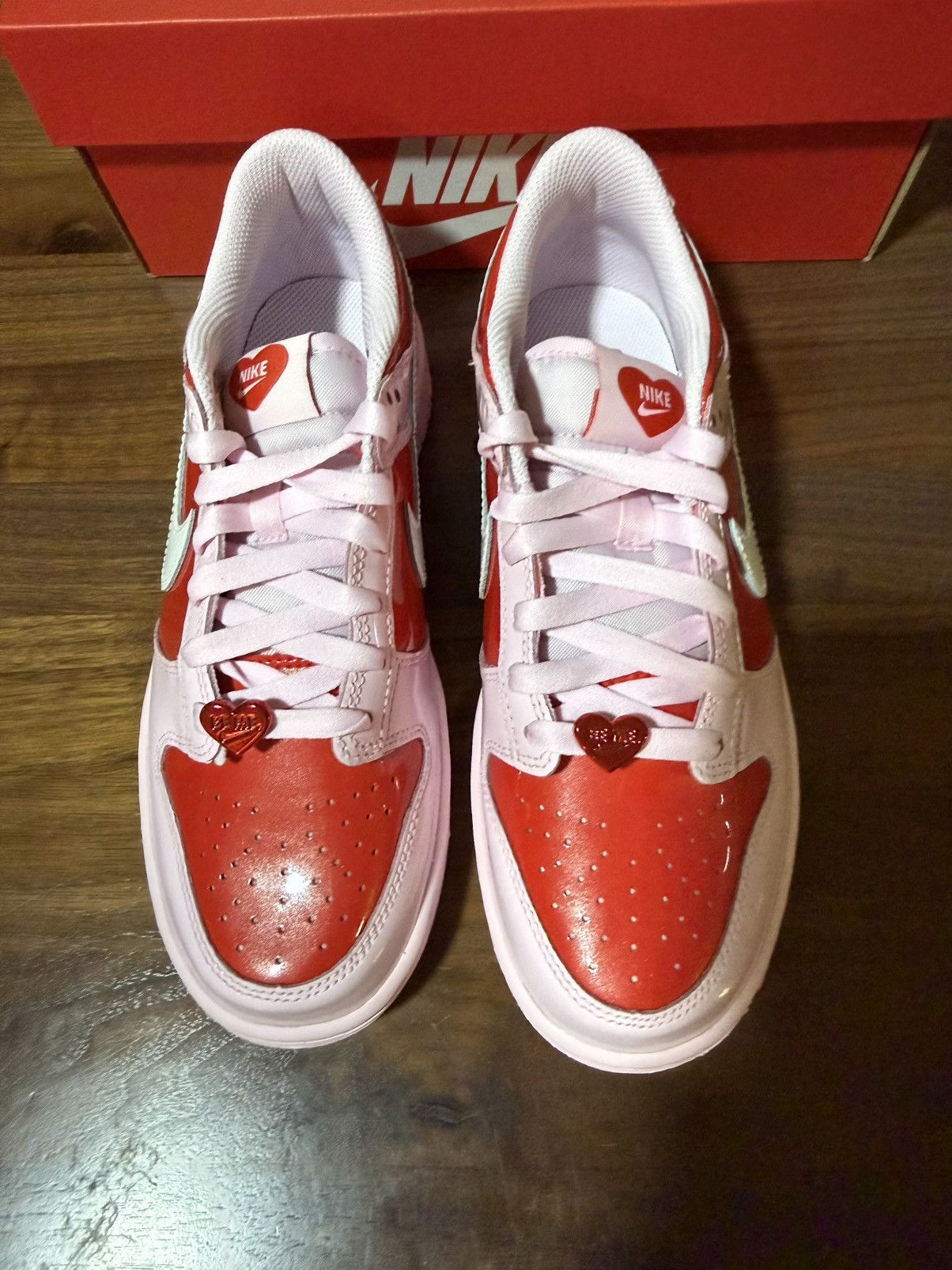 Nike Nike Dunk Low GS Pink Valentine’s Day Sz 6.5 /Women's Size 8 Size US 8 / IT 38 - 4 Thumbnail