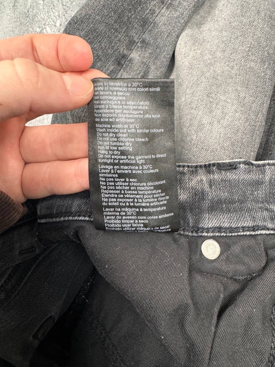Represent Clo. Represent Men Destroyer Denim Shadow Distressed Jeans Grey Size US 34 / EU 50 - 8 Thumbnail