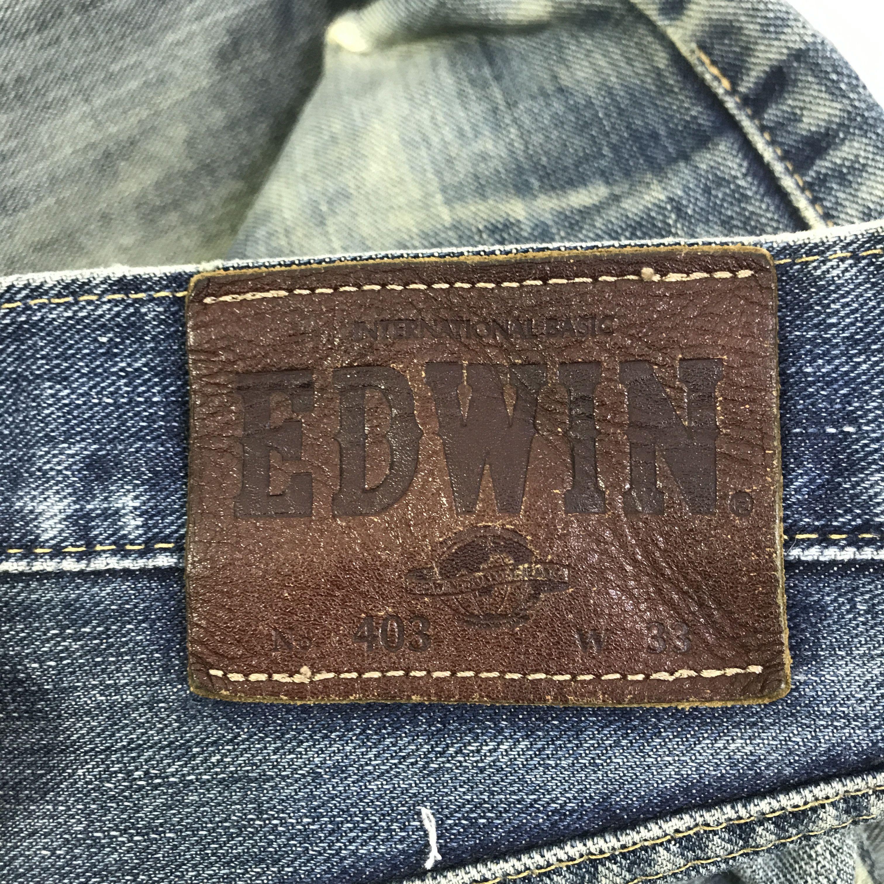 Edwin Vintage Edwin japan distressed denim Jeans pants K129B16 Size US 32 / EU 48 - 15 Thumbnail