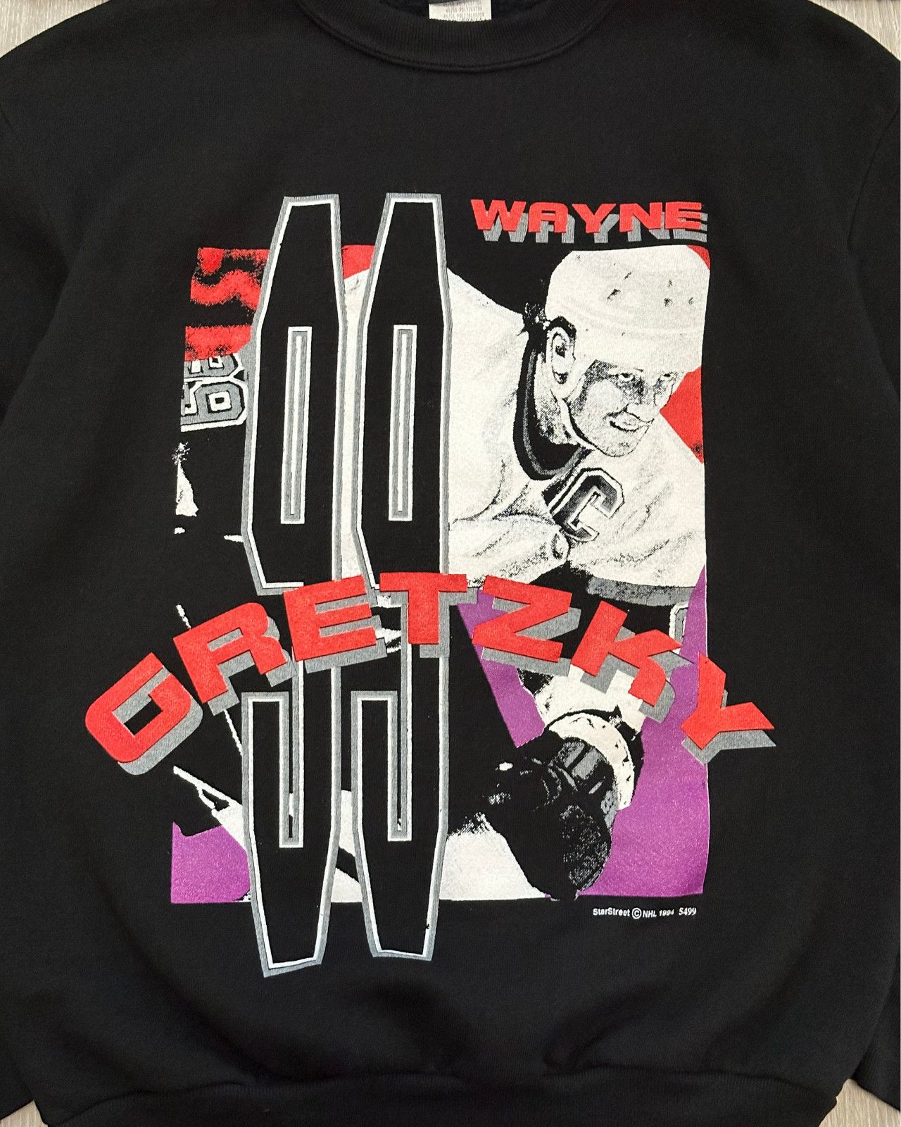 NHL × Vintage 1994 Wayne Gretzky LA Kings NHL Crewneck Sweatshirt - Medium Size US M / EU 48-50 / 2 - 3 Thumbnail