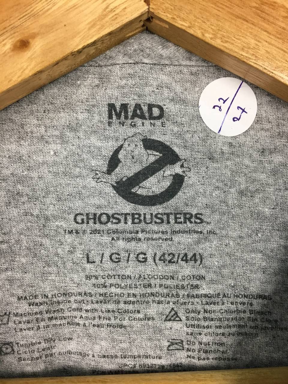 Mad Engine × Vintage Mad Engine Ghostbusters Classic Logo Graphic Movie Tee Size US L / EU 52-54 / 3 - 6 Thumbnail