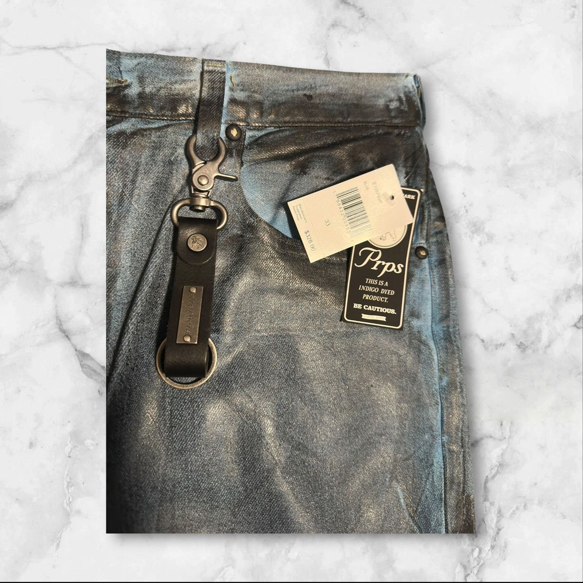 Prps Prps Waxed Jeans Size US 33 - 3 Thumbnail