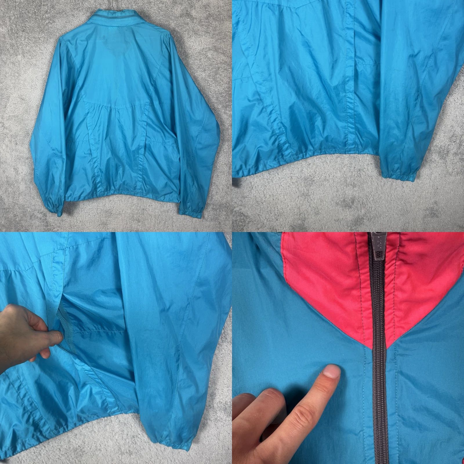 Nike VINTAGE Nike Windbreaker Mens M 80s Tag Full Zip Y2K 90s Nylon Retro Neon Disco Windbreaker Size US M / EU 48-50 / 2 - 8 Thumbnail