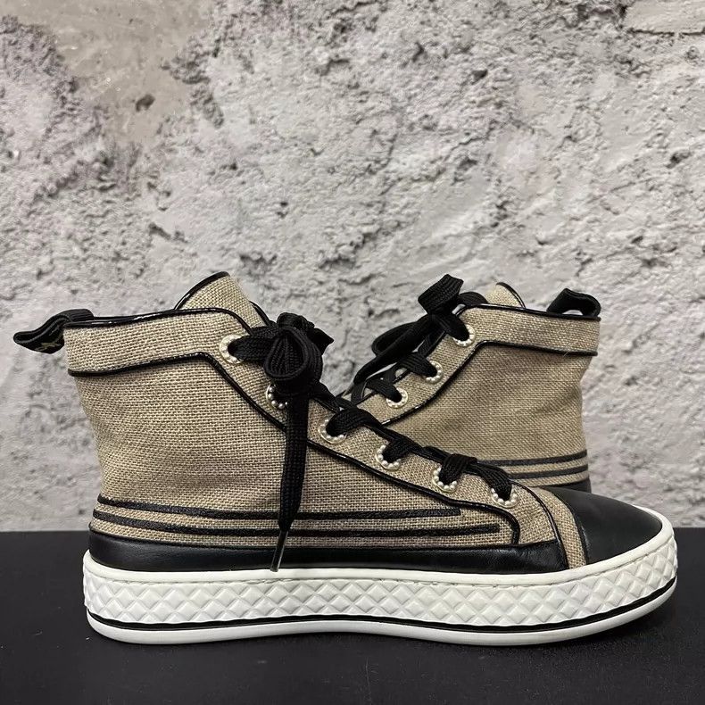 Chanel Chanel HighTop Sneakers Size 37 -2505 Size US 7 / IT 37 - 4 Thumbnail