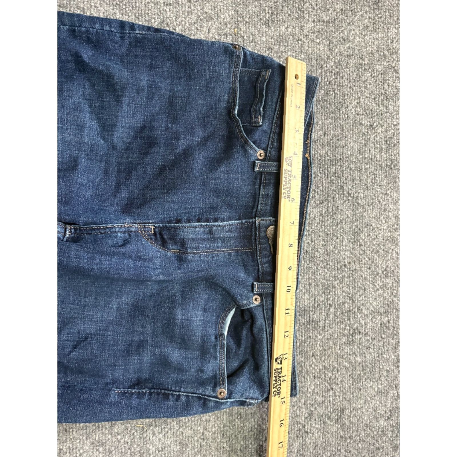 Levi's Levi's Jeans Women 8 M Dark Blue 558022 Denim 99% Cotton Regular Fit 5-Pocket Straight Size 29" - 3 Thumbnail